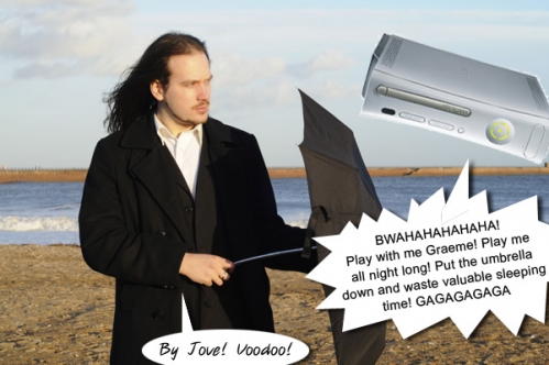 Synoiz and XBox 360 battling it out for mental supremacy, who will win! Not Synoiz.